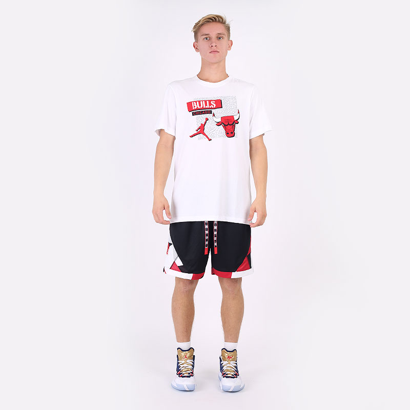 Мужская футболка Jordan Chicago Bulls Dri-FIT NBA T-Shirt (DA6610-100)  - цена, описание, фото 5